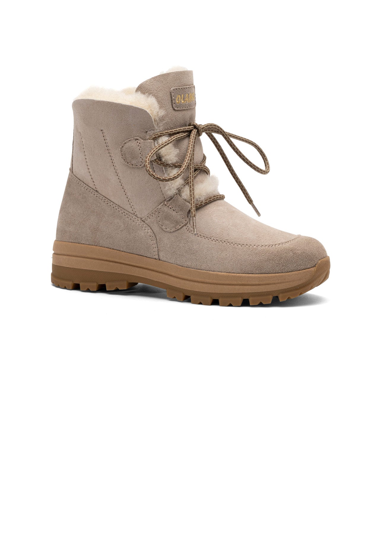 OLANG Beige Suede Waterproof Winter Boots Winternational