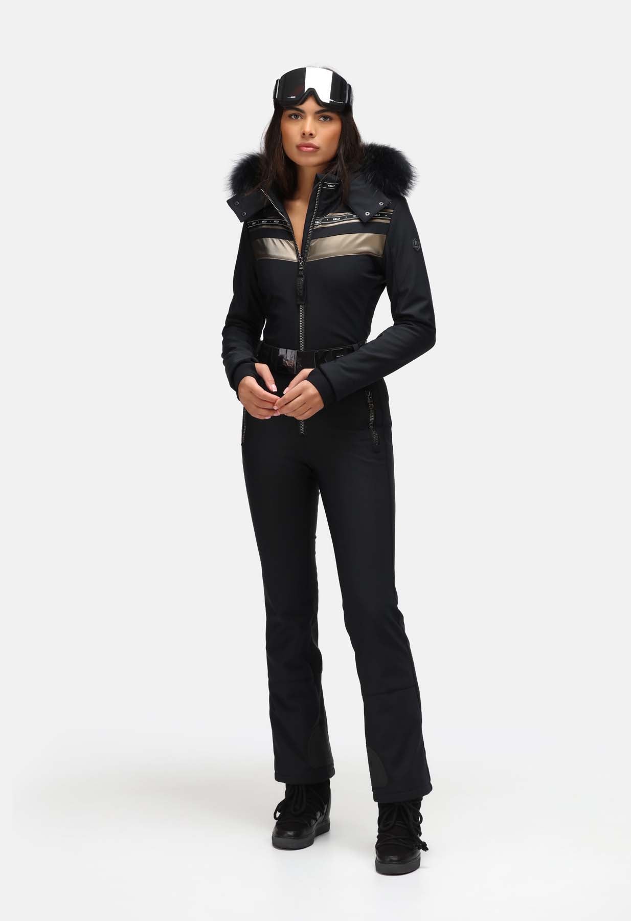 Womens fitted ski suit clearance