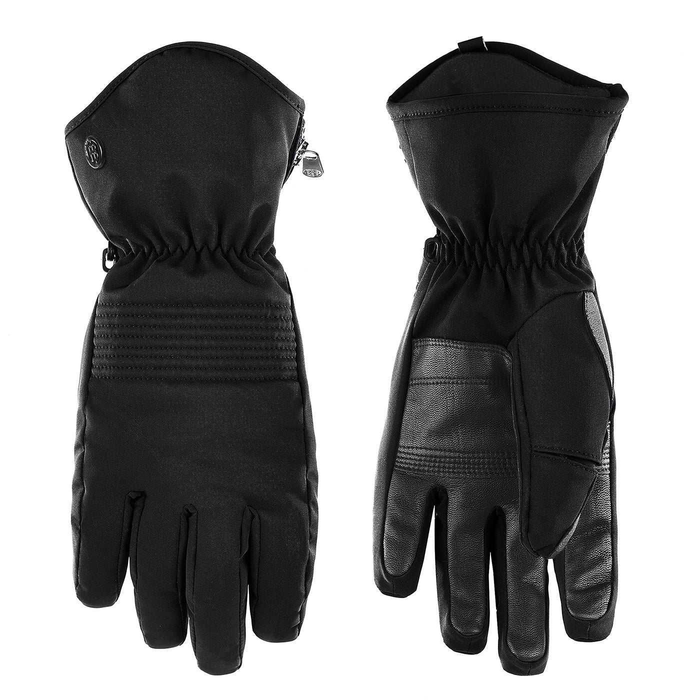 Poivre Blanc Black Stretch Ski Gloves