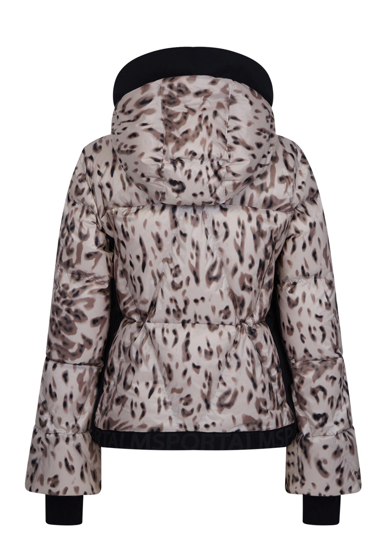 Sportalm Downfilled Womens Ski Jacket in Leopard Print