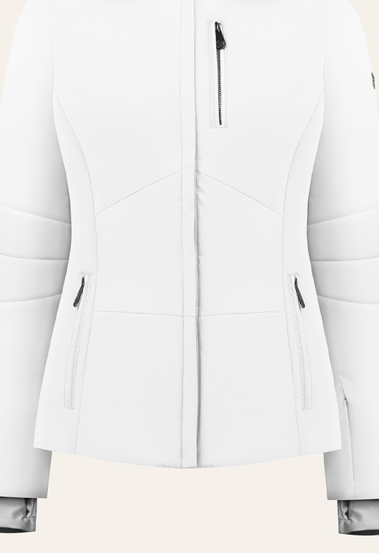 Poivre Blanc 0802 Stretch Ski Jacket in White
