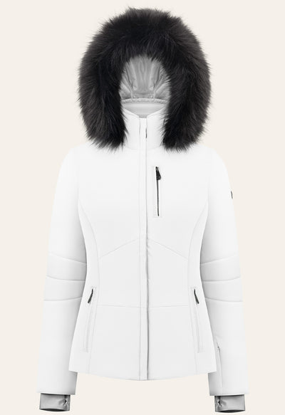 Poivre Blanc 0802 Stretch Ski Jacket in White