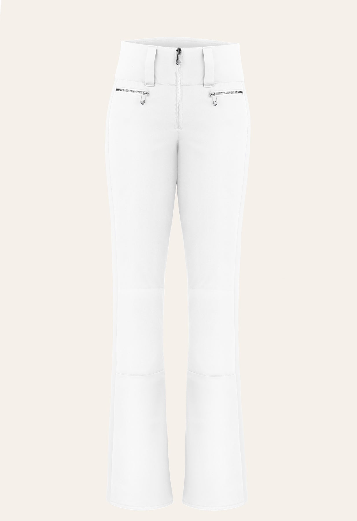 Poivre Blanc 0822 Stretch Ski Pant in White