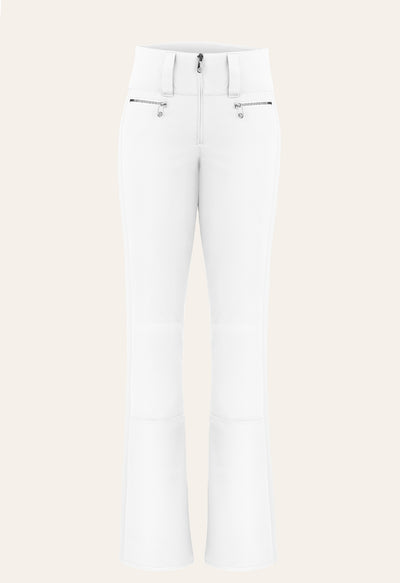Poivre Blanc 0822 Stretch Ski Pant in White