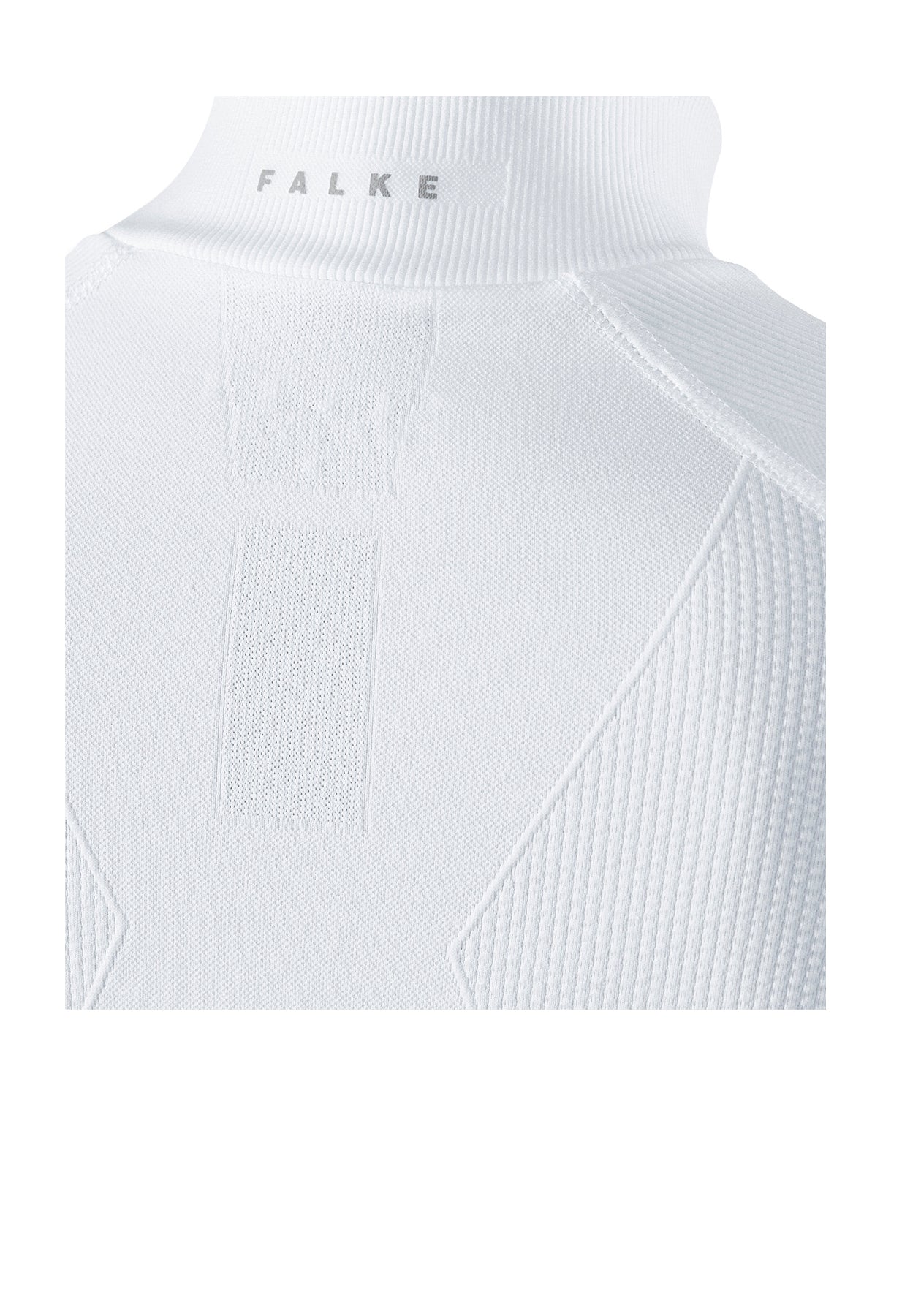 Falke Turtle Neck White Ski Base Layer