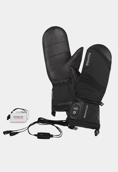 Snowlife Women's Heat DT Ski Mitten with Rechargeable Batteries