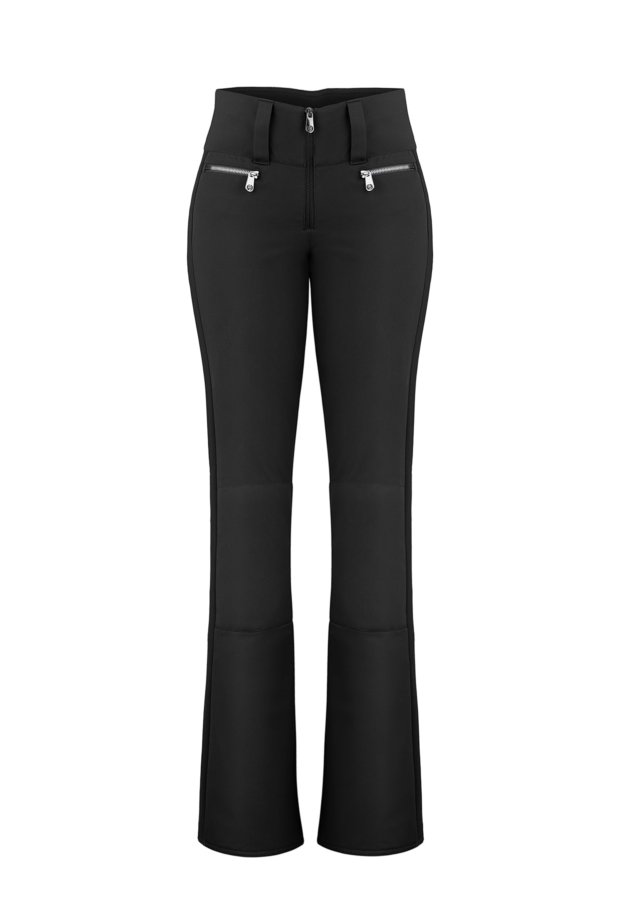 Poivre Blanc 0822 Shorter length Stretch Ski Pant in Black