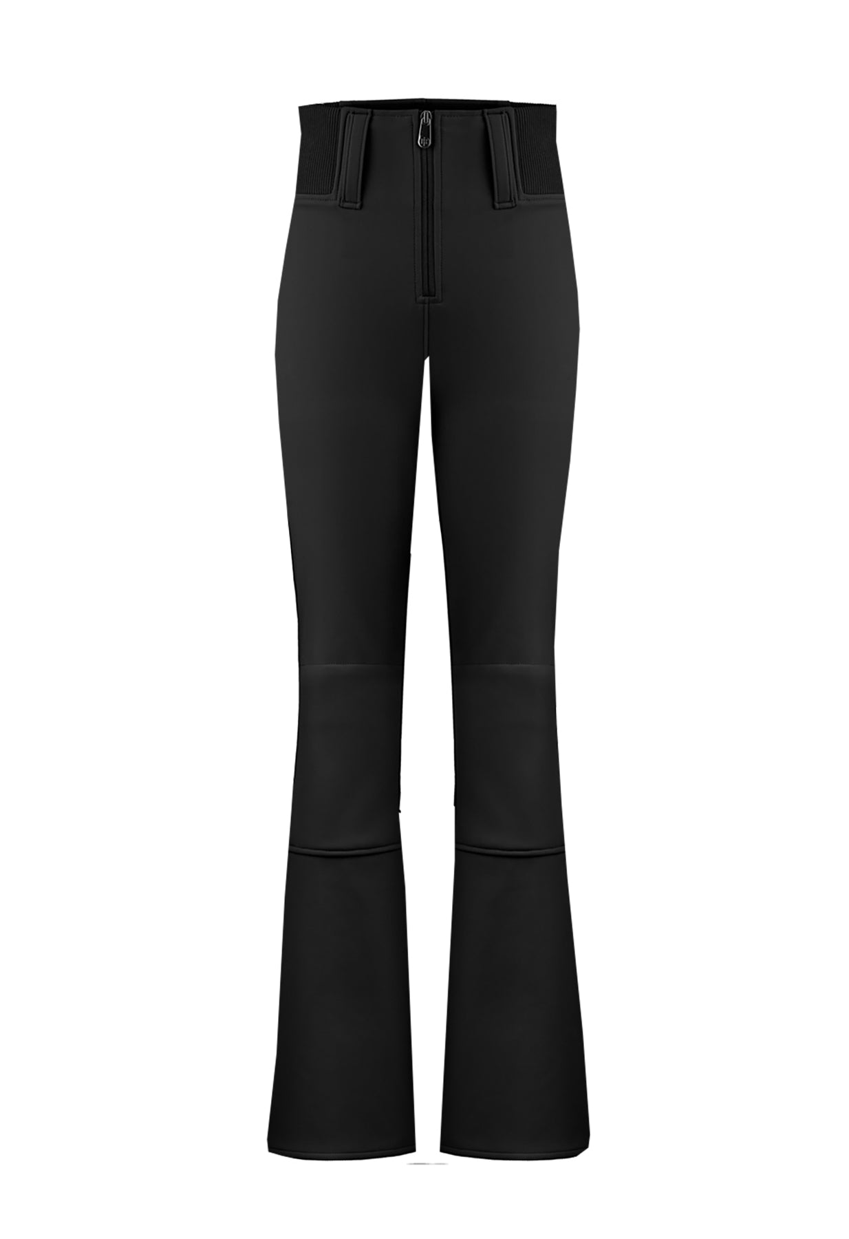 Poivre Blanc Short Length Softshell Ski Pant in Black W23-1121