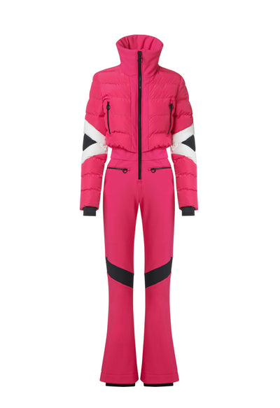 Fusalp Ski Suit Clarisse in Bloom and Noir