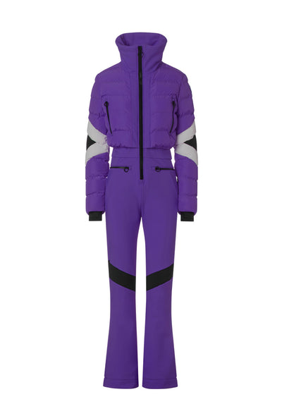 Fusalp Ski Suit Clarisse in Ultraviolet and Noir
