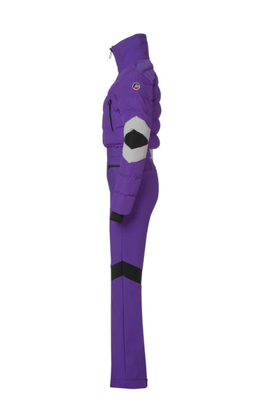 Fusalp Ski Suit Clarisse in Ultraviolet and Noir