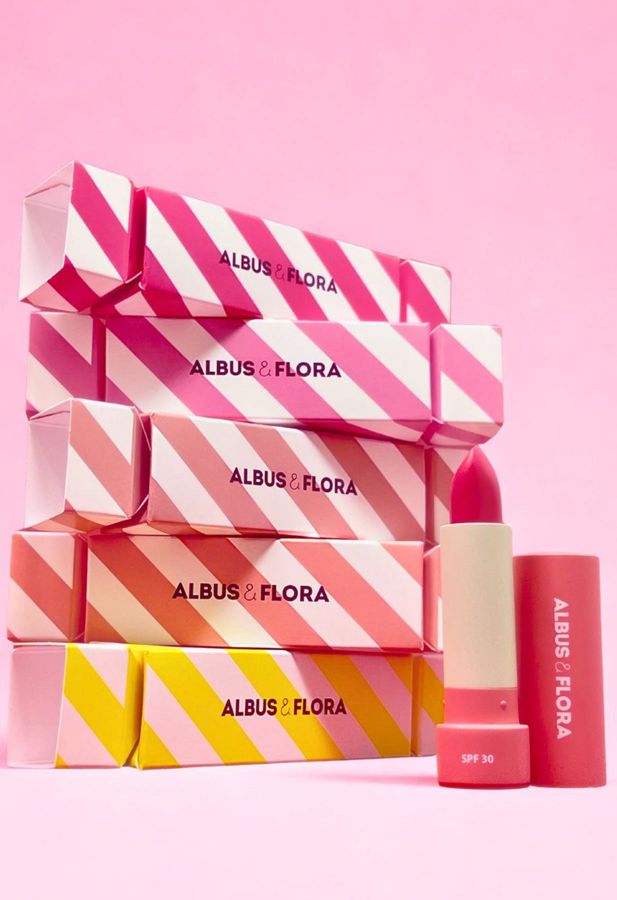 Albus & Flora Sheer Lip Balm 2 pack bundle