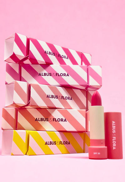 Albus & Flora Sheer Lip Balm 2 pack bundle