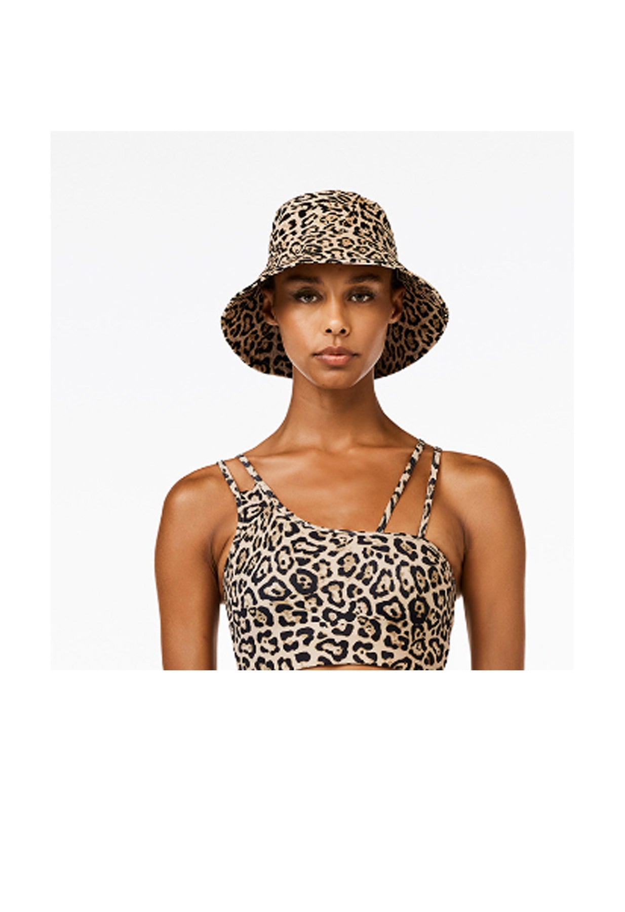 Goldbergh Beach Bucket Hat in Jaguar Print