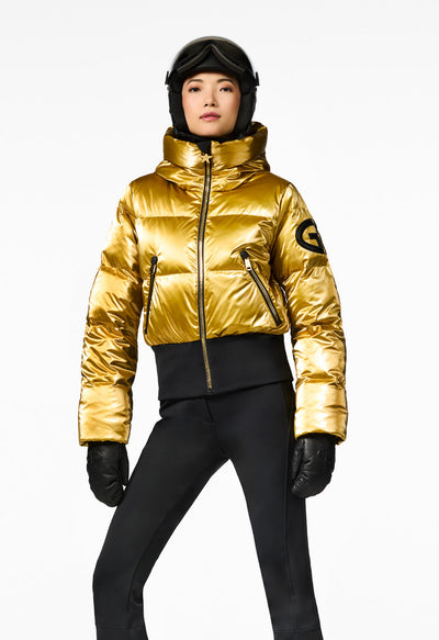 Goldbergh Bombardino Down Ski Jacket in Gold