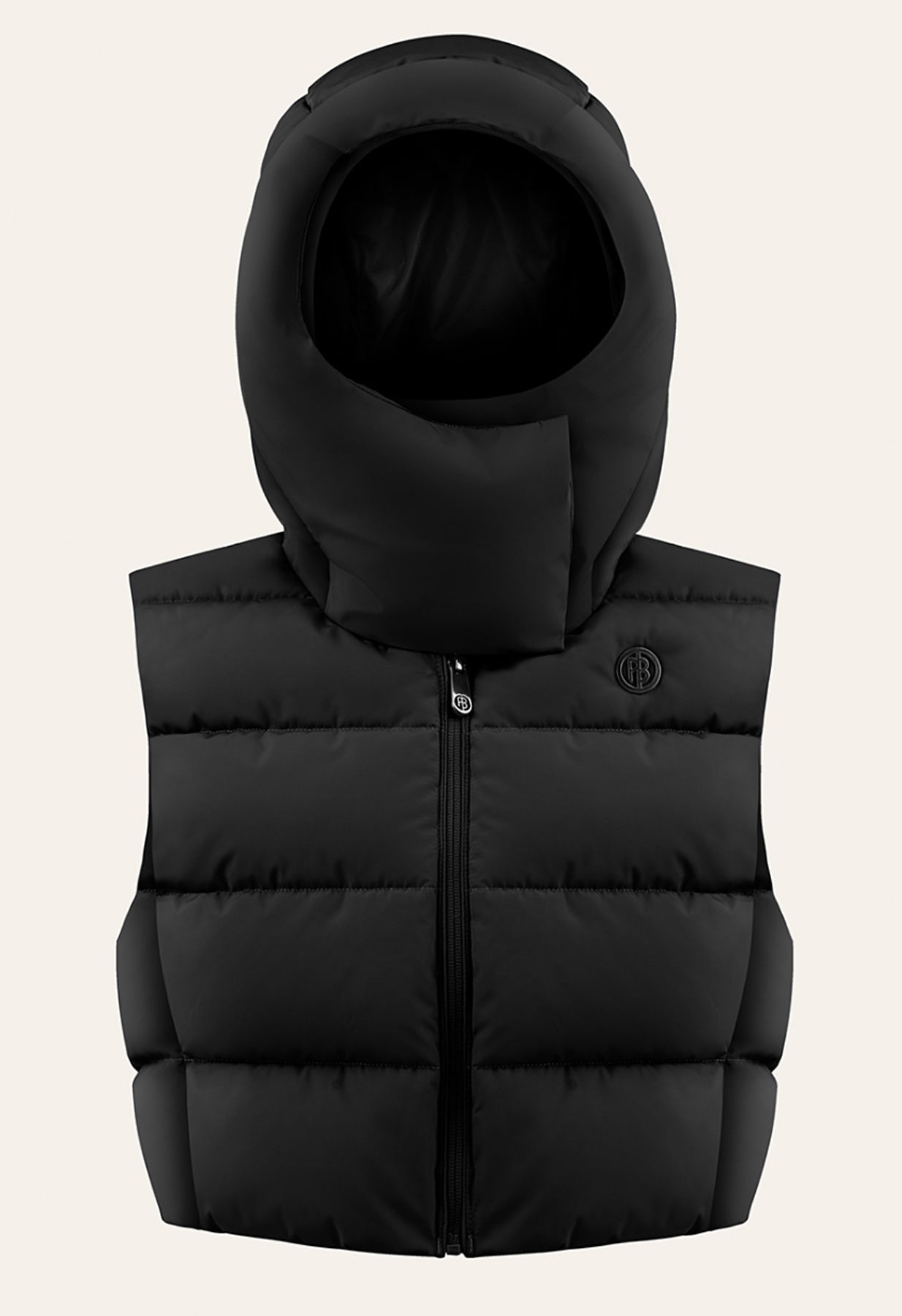 Poivre Blanc Cindy Gilet in Black