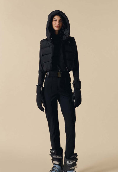 Poivre Blanc Cindy Gilet in Black