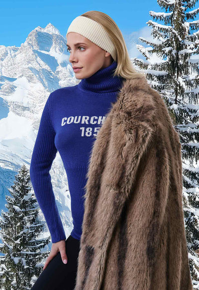 Linla Courchevel Blue Knitted Jumper