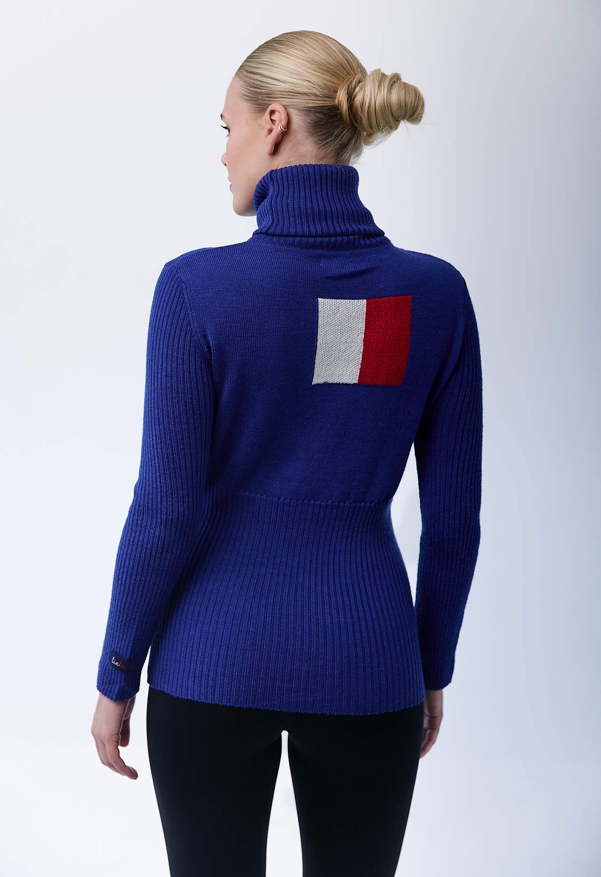 Linla Courchevel Blue Knitted Jumper