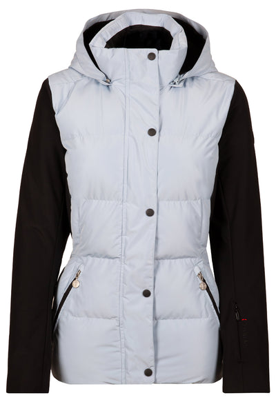 Duvillard Elea White Ski Jacket with Hood