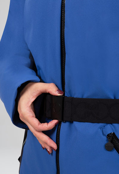 Duvillard Estelle 2 Blue Ski Jacket with Faux Fur Hood