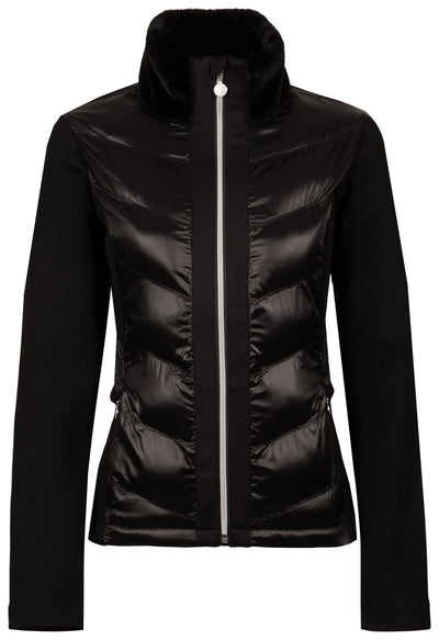 Duvillard Marina Black Ski Second Layer Jacket