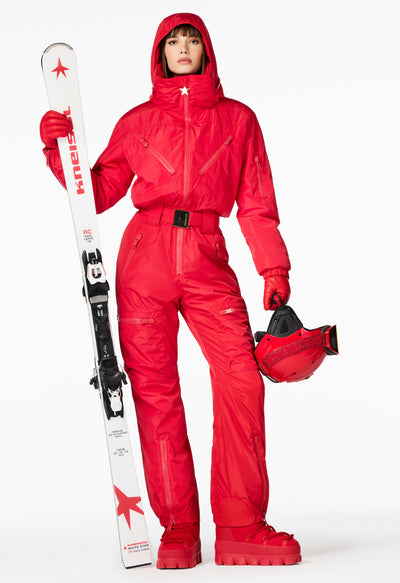 Goldbergh Discover One Piece Ski Suit in Red
