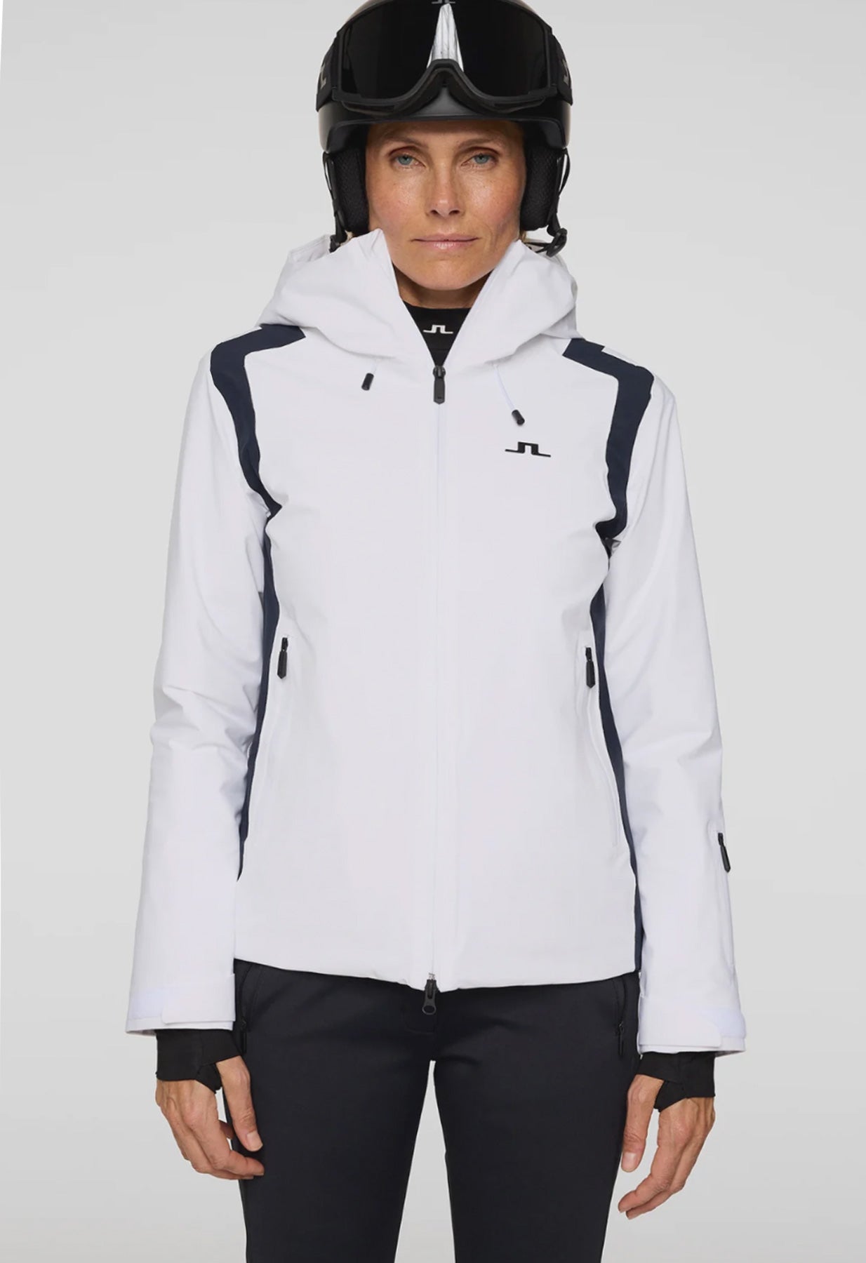 J Lindeberg Elma Ski Jacket in White