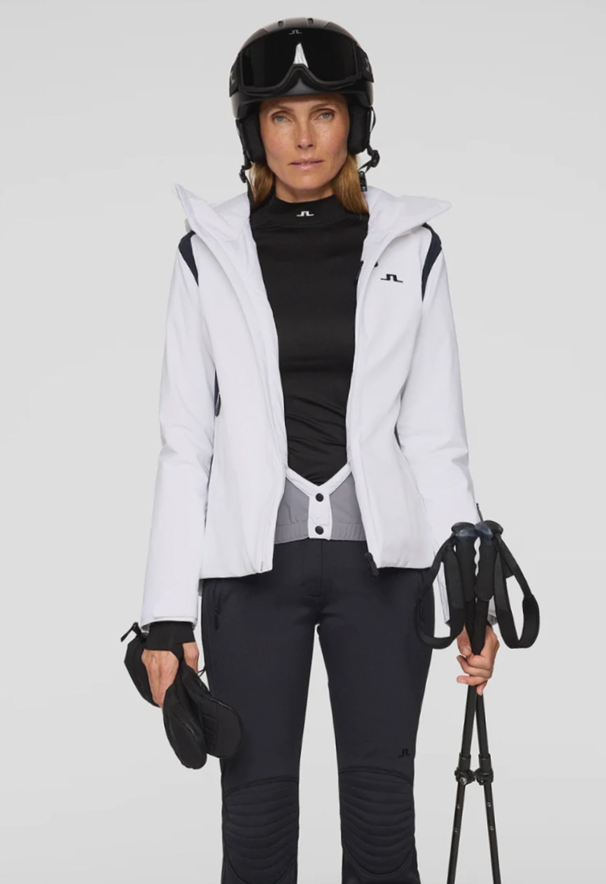 J Lindeberg Elma Ski Jacket in White