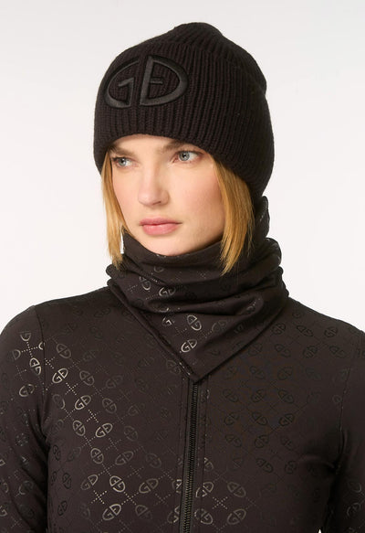 Goldbergh Feature Scarf Neckwarmer in Black