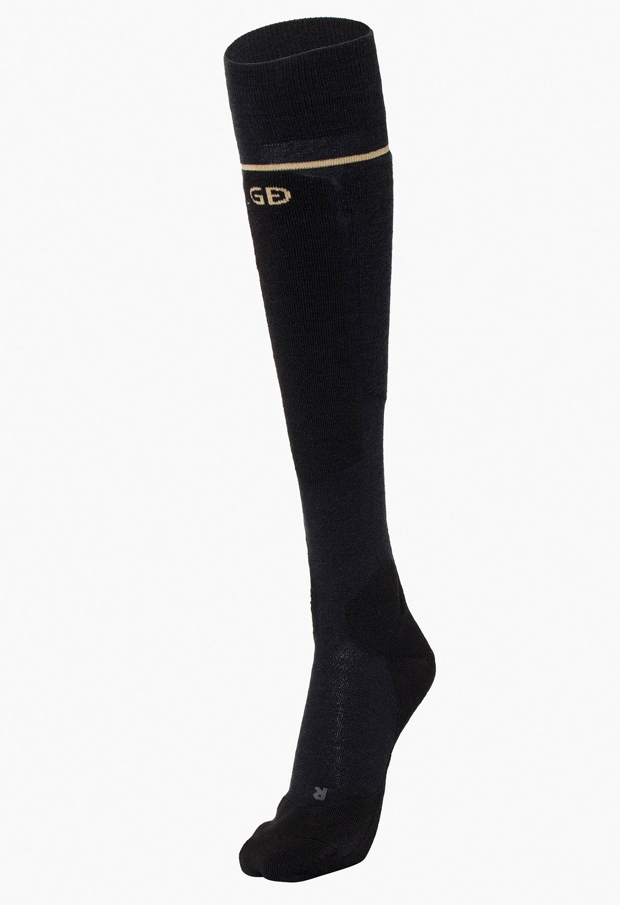 Goldbergh x Falke Altitude Wool Ladies Ski Socks in Black