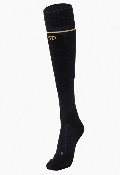 Goldbergh x Falke Altitude Wool Ladies Ski Socks in Black