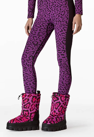 Goldbergh Caitlyn Ski Thermal Legging in Jaguar Carnevale Print