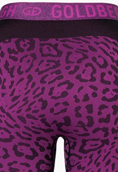 Goldbergh Caitlyn Ski Thermal Legging in Jaguar Carnevale Print