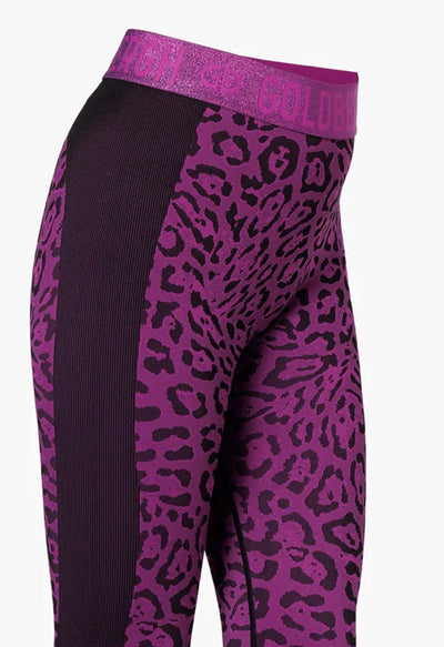 Goldbergh Caitlyn Ski Thermal Legging in Jaguar Carnevale Print