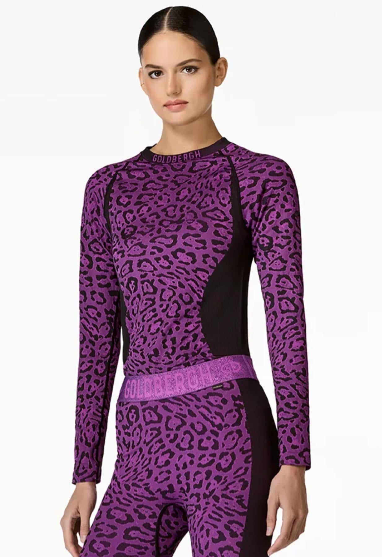 Goldbergh Feline Ski Thermal in Jaguar Carnevale Purple