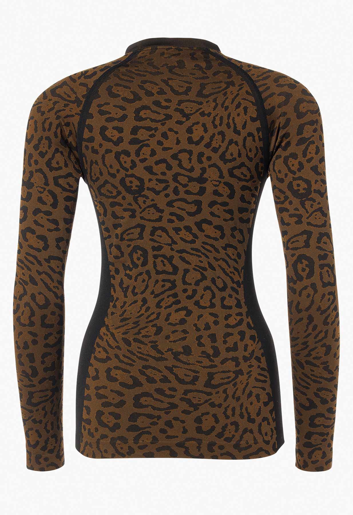 Goldbergh Feline Ski Thermal in Brown Animal Print