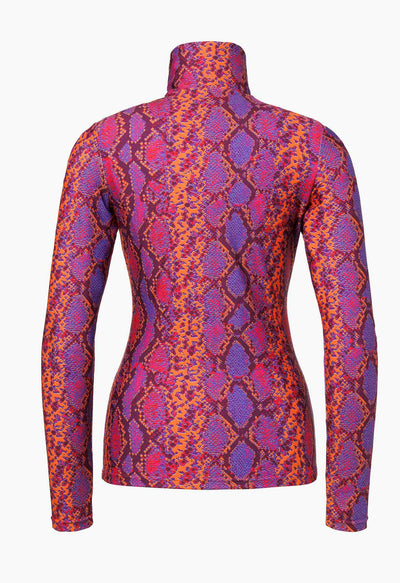 Goldbergh Fiesta Ski Base Layer in Snake Pink Print