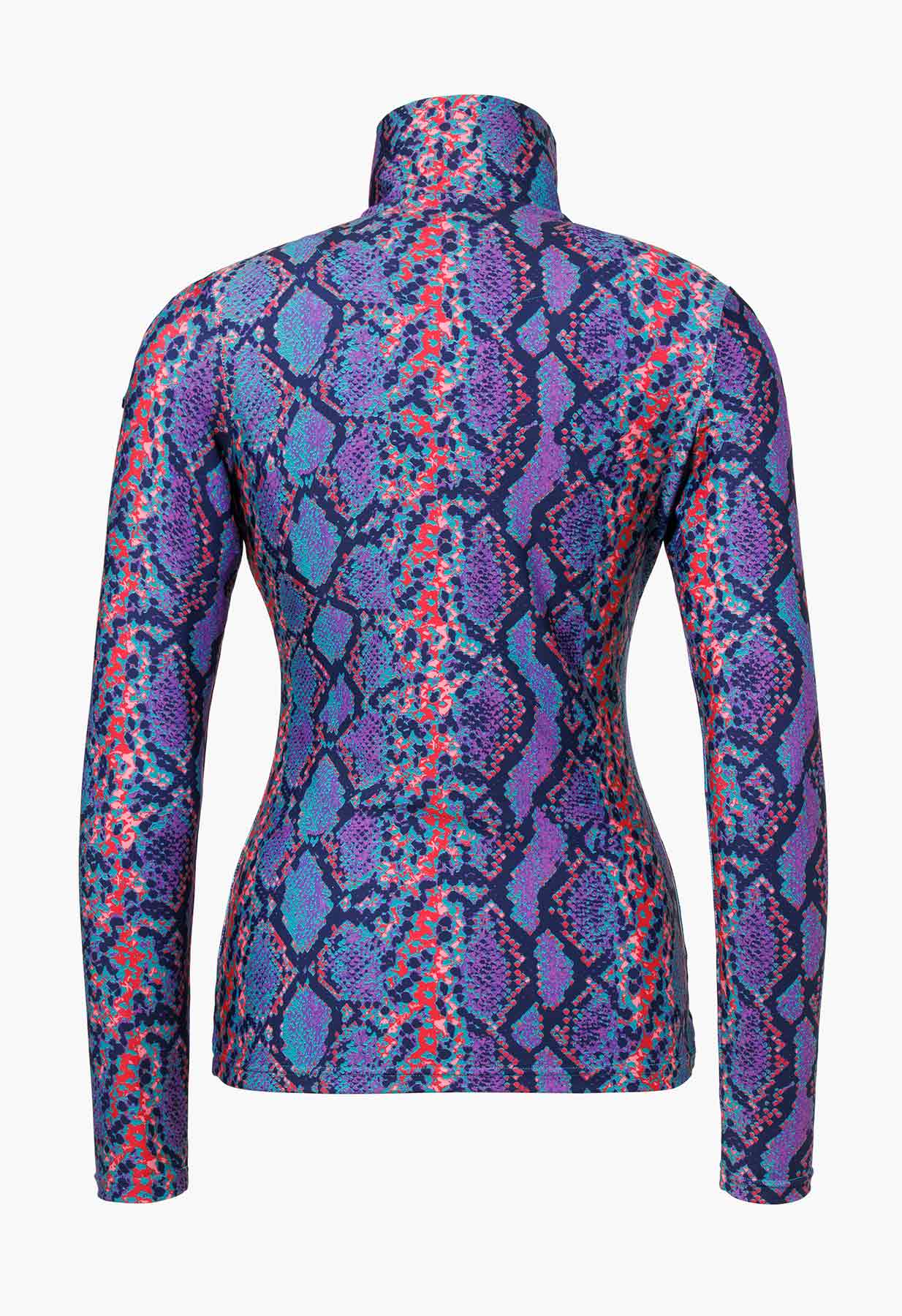 Goldbergh Fiesta Ski Base Layer in Snake Turquoise Print
