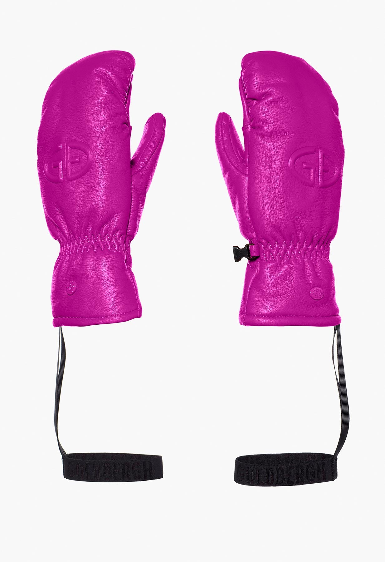 Goldbergh Hilja Leather Mitten in Purple
