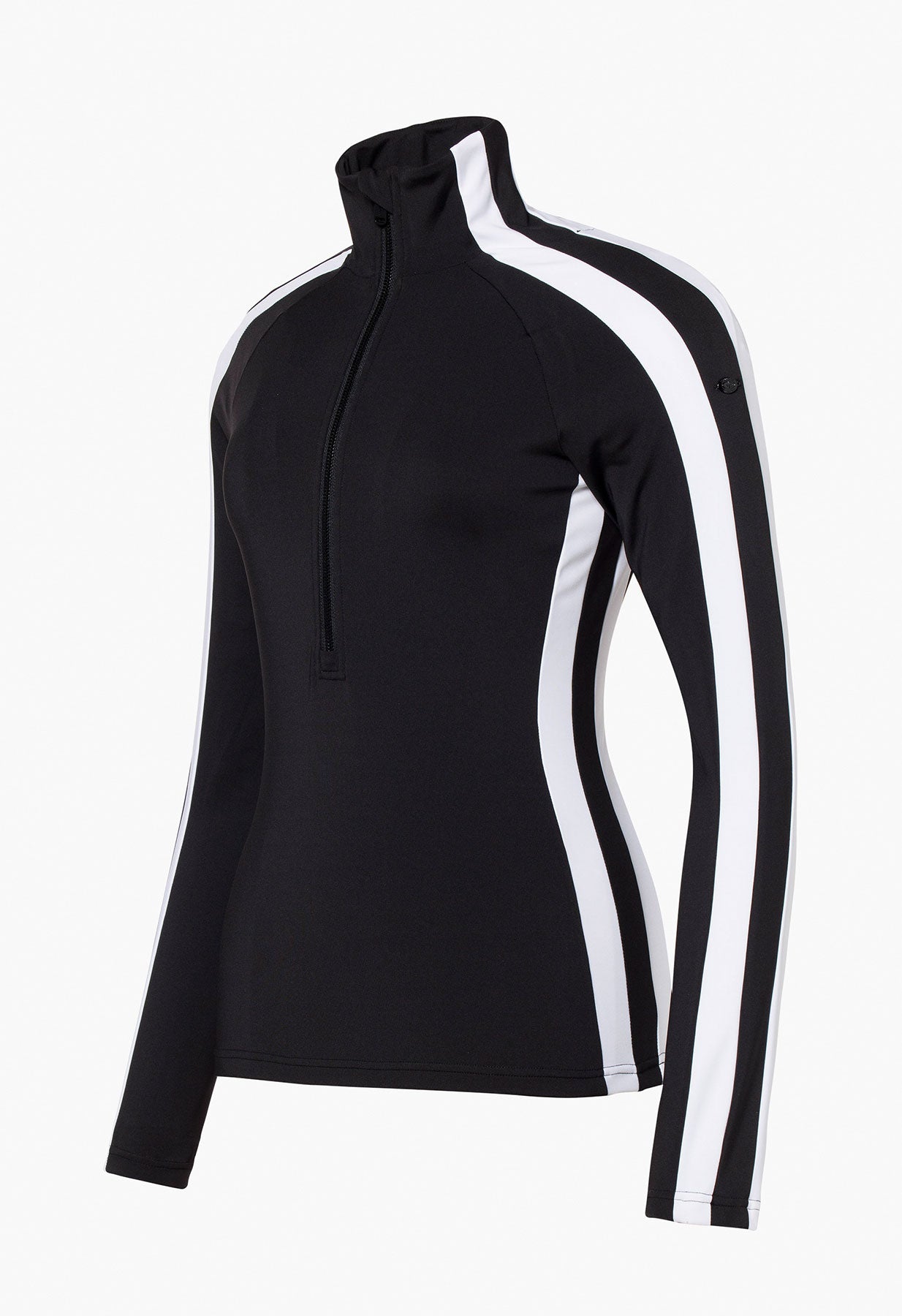 Goldbergh Maeve Ski Base Layer in Black with White Stripes