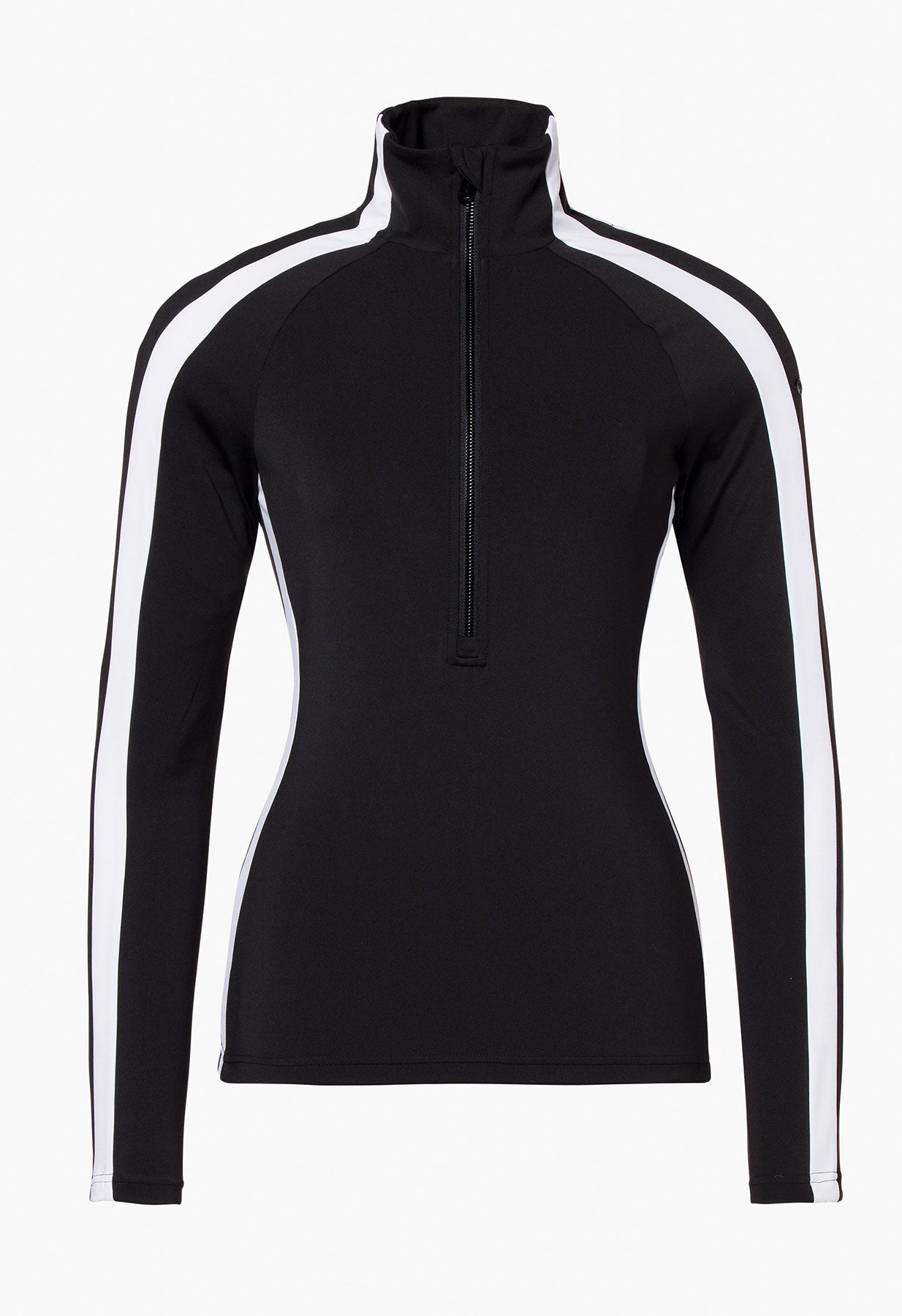 Goldbergh Maeve Ski Base Layer in Black with White Stripes