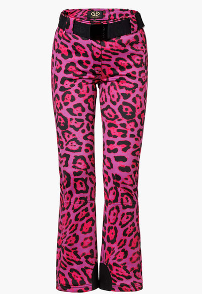 Goldbergh Minou Animal Print Ski Pants in Jaguar Carnevale