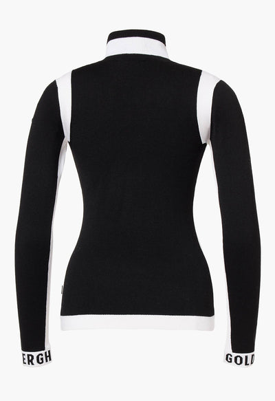 Goldbergh Noemi Polo Neck Jumper in Black