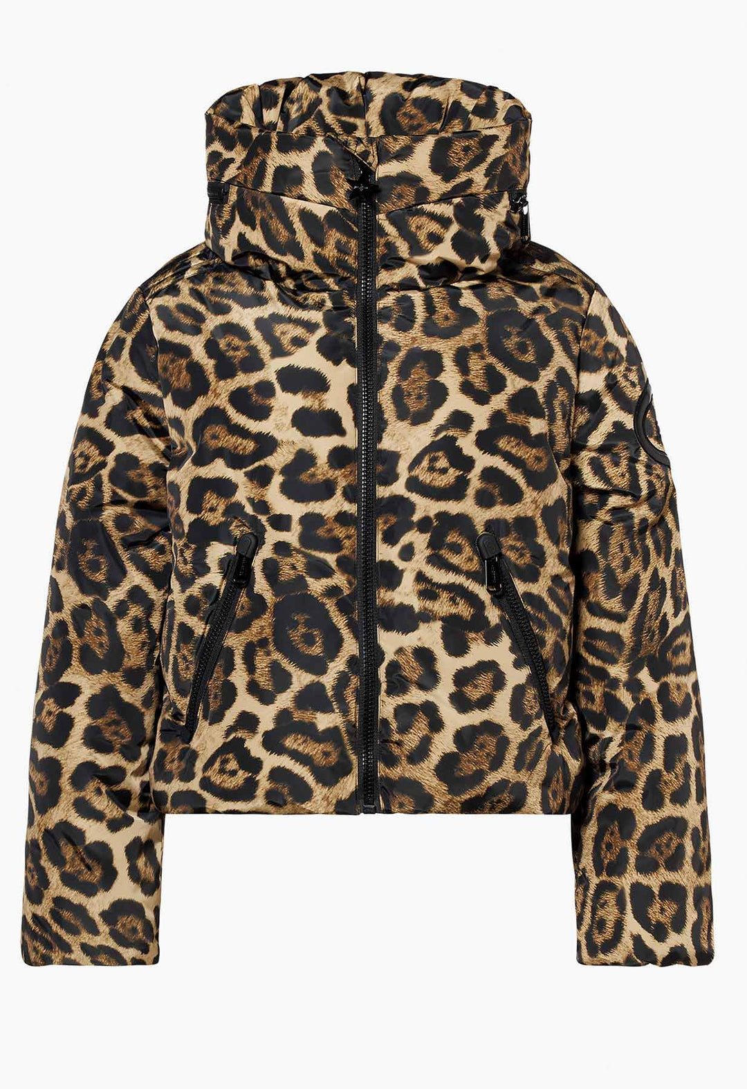 Goldbergh Pantera Ski Jacket in Jaguar Animal Print Women's ski