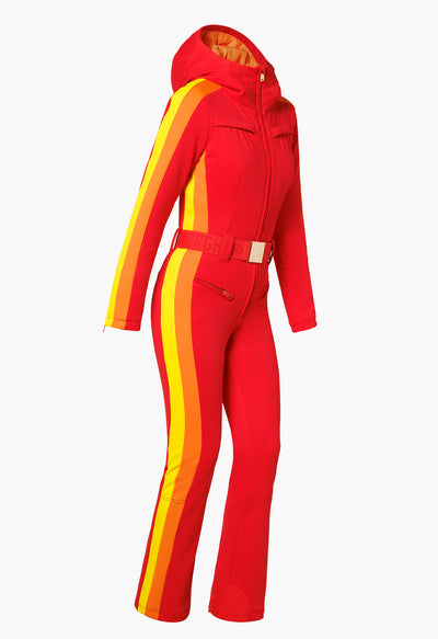 Goldbergh Suvi One Piece Ski Suit in Flame Red