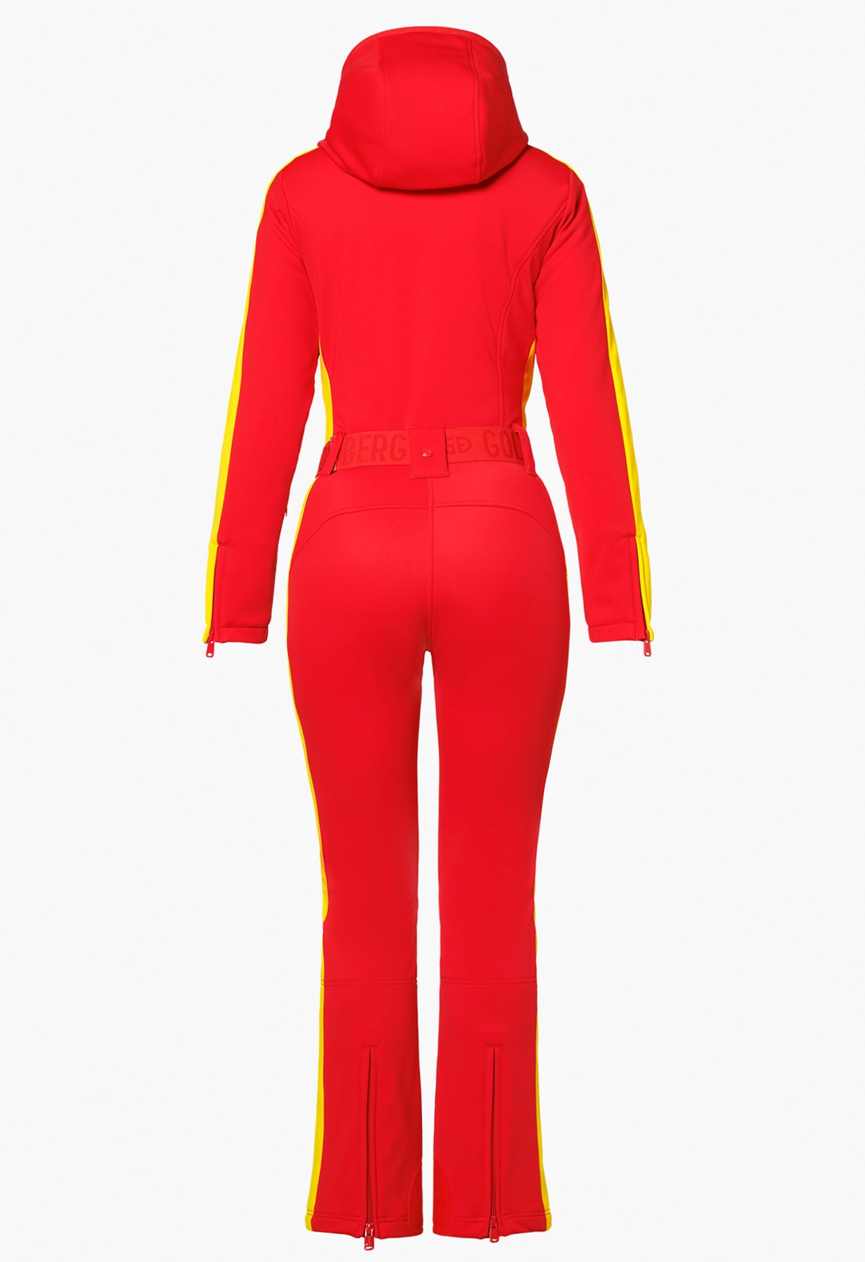 Goldbergh Suvi One Piece Ski Suit in Flame Red