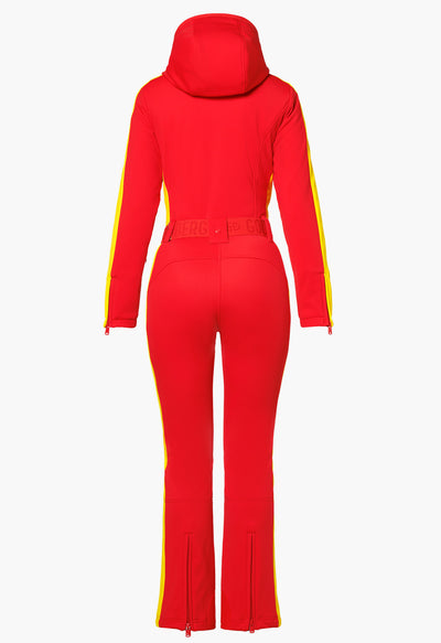 Goldbergh Suvi One Piece Ski Suit in Flame Red