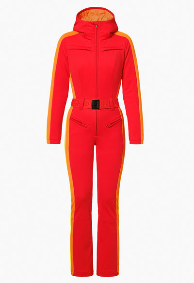 Goldbergh Suvi One Piece Ski Suit in Flame Red