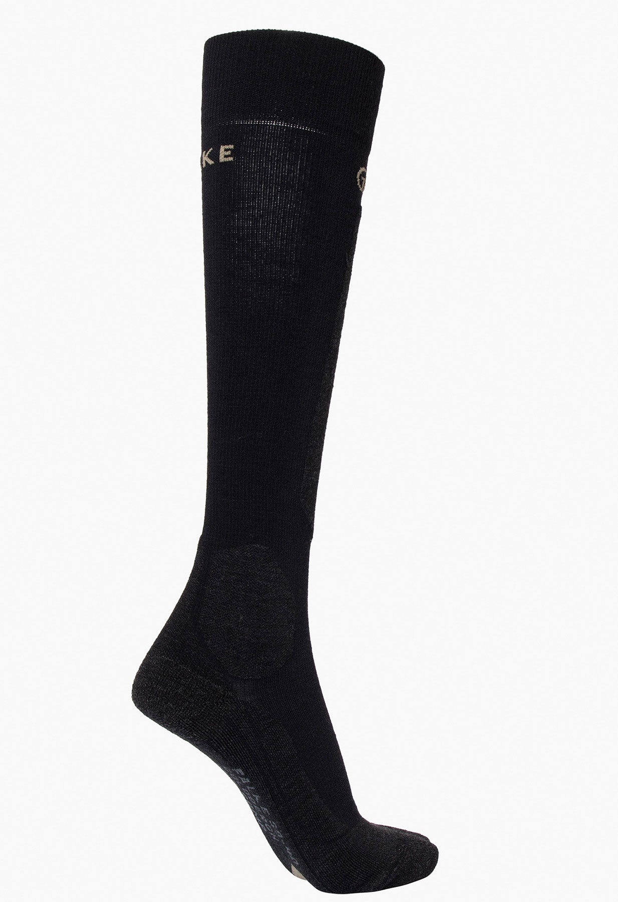 Goldbergh Tiptoe black women's  ski sock on a white background